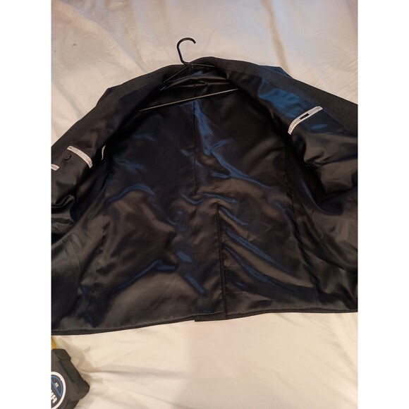 Saddlebred Mens Blazer Jacket Size 48R Dark Gray - Picture 8 of 10